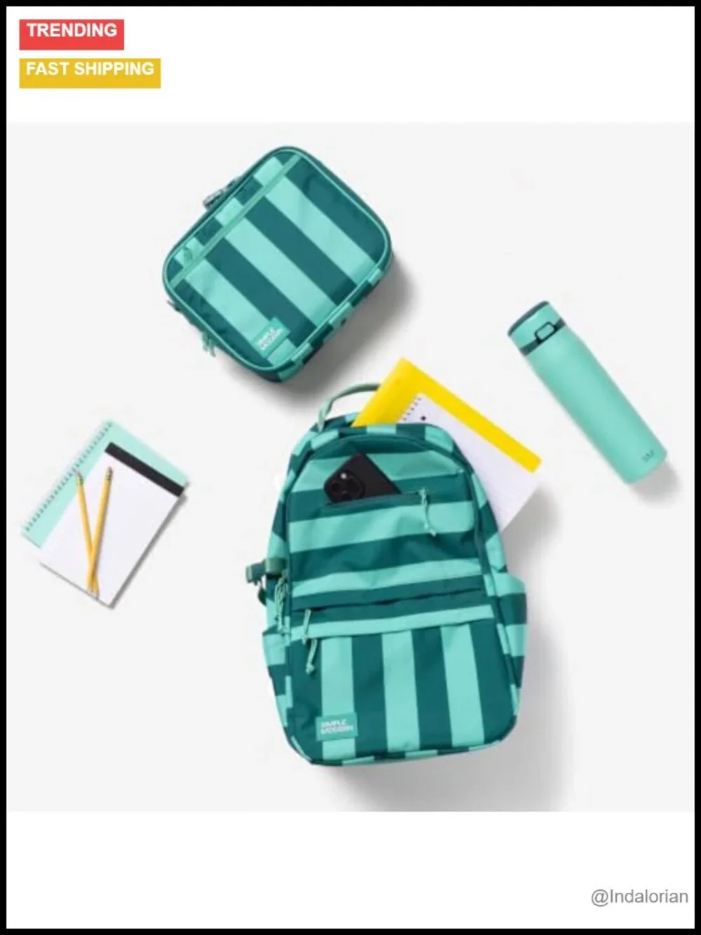 20L Medium Backpack for School with Padded Laptop Sleeve